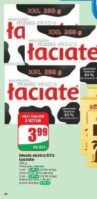 Dino Masło ekstra 83% Łaciate oferta