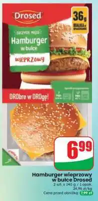 Dino Hamburger wieprzowy w bułce Drosed oferta