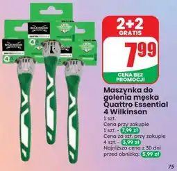 Dino Maszynka do golenia męska Quattro Essential 4 Wilkinson oferta