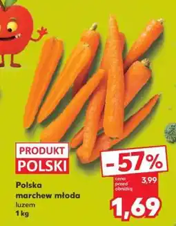 Kaufland Polska marchew młoda luzem 1 kg oferta