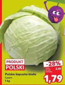 Kaufland Polska kapusta biała luzem 1 kg oferta