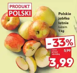 Kaufland Polskie jabłka letnie luzem 1 kg oferta
