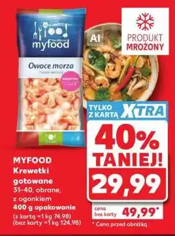 Kaufland MYFOOD Krewetki gotowane oferta