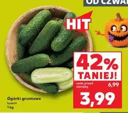 Kaufland Ogórki gruntowe luzem 1 kg oferta