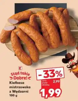 Kaufland Kiełbasa mistrzowska z Wędzarni 100 g oferta