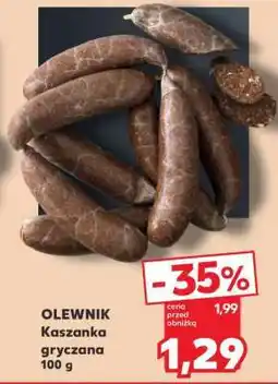 Kaufland OLEWNIK Kaszanka gryczana 100 g oferta