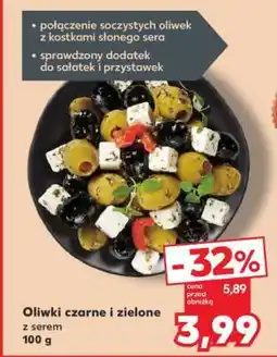 Kaufland Oliwki czarne i zielone z serem oferta