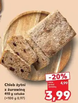 Kaufland Chleb żytni z żurawiną oferta