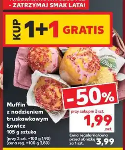 Kaufland Muffin z nadzieniem truskawkowym Łowicz oferta