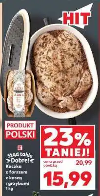 Kaufland Kaczka z farszem z kaszą i grzybami 1 kg oferta