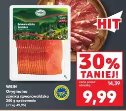 Kaufland WEIN Oryginalna szynka szwarcwaldzka oferta