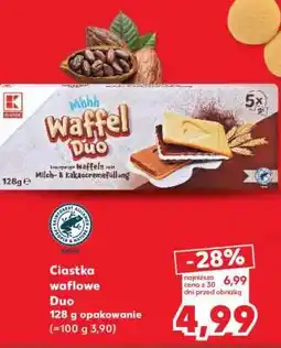 Kaufland Ciastka waflowe Duo oferta
