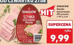 Kaufland SOKOŁÓW Szynka konserwowa 455 g puszka oferta