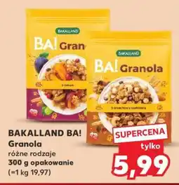 Kaufland BAKALLAND BA! Granola oferta