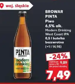 Kaufland BROWAR PINTA Piwo oferta