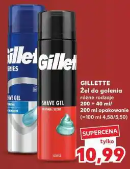 Kaufland GILLETTE Żel do golenia oferta