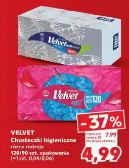 Kaufland VELVET Chusteczki higieniczne oferta