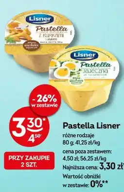 Żabka Pasta Pastella jajeczna ze szczypiorkiem Lisner oferta