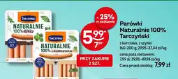 Żabka Parówki Naturalnie 100% z szynki Tarczyński oferta