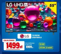 RTV EURO AGD Telewizor Lg 55UA75003LA 55 oferta