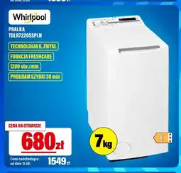 RTV EURO AGD Pralka Whirlpool TDLR7220SSPLN oferta