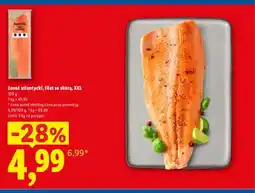 Lidl Łosoś atlantycki filet ze skórą XXL SuperFish oferta