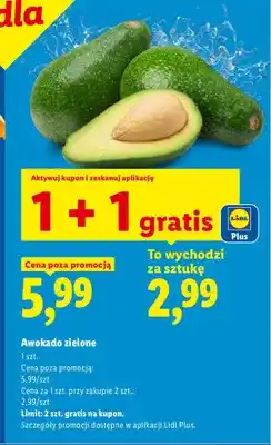 Lidl Awokado zielone oferta