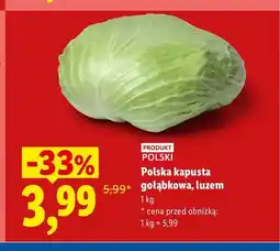 Lidl Kapusta gołąbkowa polska oferta
