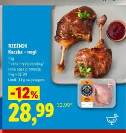 Lidl Kaczka - nogi Rzeźnik oferta