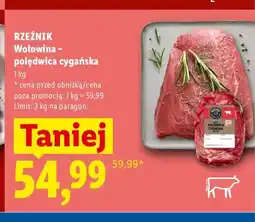 Lidl Wołowina - polędwica cygańska Rzeźnik oferta