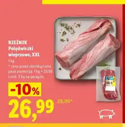 Lidl Polędwiczki wieprzowe XXL Rzeźnik oferta