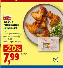 Lidl Skrzydła z kurczaka XXL Rzeźnik oferta
