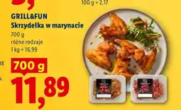 Lidl Skrzydełka w marynacie Grill & Fun oferta