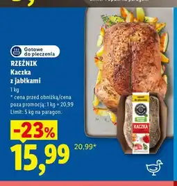 Lidl Kaczka z jabłkami Rzeźnik oferta