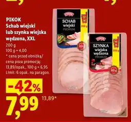 Lidl Schab wiejski Pikok XXL oferta