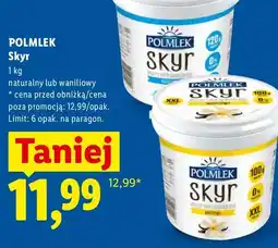Lidl Skyr naturalny Polmlek oferta