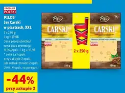 Lidl Ser carski w plastrach XXL Pilos 2-pak oferta