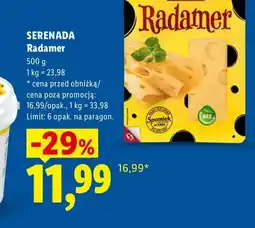 Lidl Ser Radamer Serenada oferta