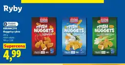 Lidl Nuggetsy rybne Abramczyk o smaku chipsów papryka oferta