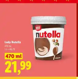 Lidl Lody Nutella oferta
