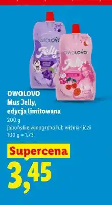 Lidl Mus Jelly edycja limitowana japońskie winogrono Owolovo oferta