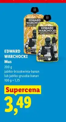 Lidl Mus jabłko-brzoskwinia-banan Edward Warchocki oferta