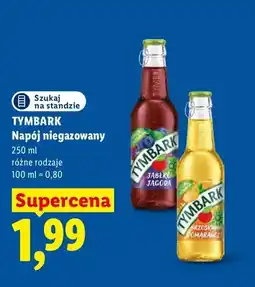 Lidl Napój niegazowany Tymbark jabłko jagoda oferta
