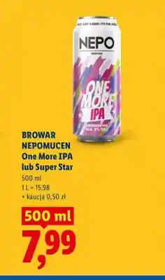 Lidl Piwo Browar Nepomucen One More IPA oferta