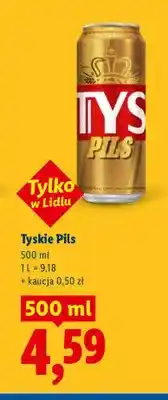 Lidl Piwo Tyskie Pils oferta