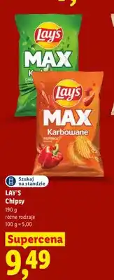 Lidl Chipsy kebab po grecku Lay's MAX oferta
