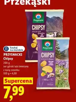 Lidl Chipsy ser górski Przysnacki oferta
