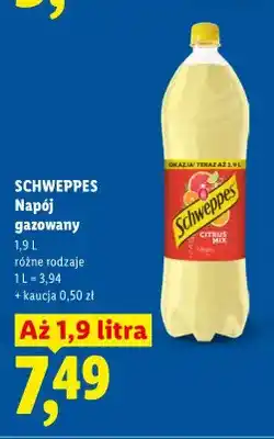 Lidl Napój gazowany Schweppes oferta