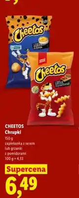 Lidl Chrupki grzanki z pomidorami Cheetos oferta