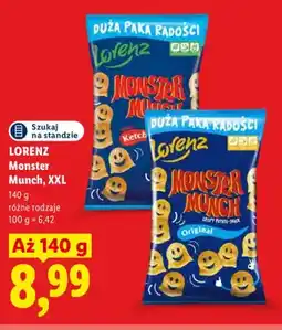 Lidl Chrupki Monster Munch Original XXL Lorenz oferta
